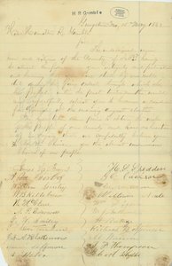 Anmod om, at Gamble er kandidat til guvernør af Unknown